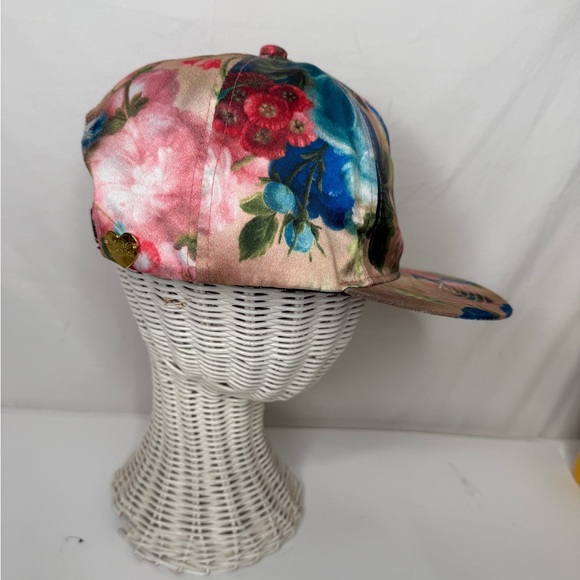 Betsey Johnson Floral Baseball Cap - Picture 6 of 10